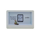 Caja de presentación transparente del LCD de la pantalla táctil 450 Cd/M2 21,5&quot; 27&quot; 32&quot; interfaz de VGA HDMI