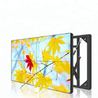 Exhibición de pared video flexible de Smart TV Lcd bisel 1.8m m HD 4K del estrecho de 55 pulgadas ultra