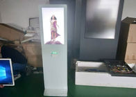 Pantalla táctil infrarroja grande blanca del quiosco de información del tacto de 42 pulgadas del alto lustre con la impresora