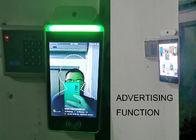 Termómetro infrarrojo de cara del control de acceso automático del reconocimiento con MIPS de la función del expediente de la atención del sensor de temperatura