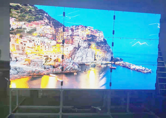 65 pared video estrecha de PAL Splicing LCD de la exhibición del LCD del bisel de la pulgada 1.8m m