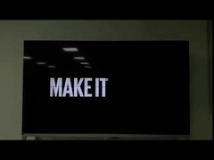 Pared de vídeo LCD UHD 4K señalización digital 55 pulgadas 450 Brillo