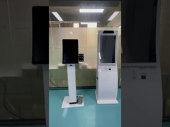 Mini Curved diseño de la pantalla táctil del quiosco del servicio del uno mismo de 23,6 pulgadas que pide para el restaurante de los alimentos de preparación rápida