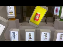 Caja de hologramas 3D de 22 pulgadas Vitrina LCD transparente