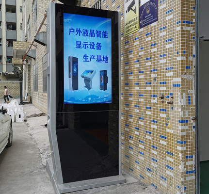 Señalización al aire libre del LCD Digital del soporte del piso