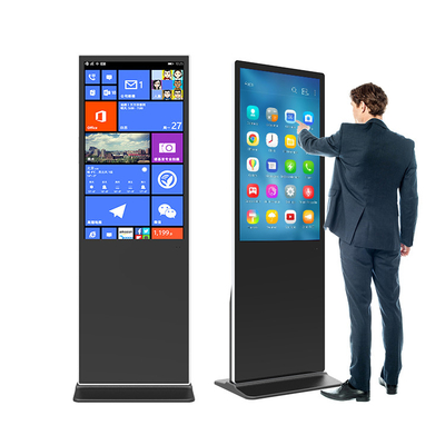 El jugador PCAP de la publicidad del LCD del Super Slim de 42 pulgadas toca el tótem de la señalización del LCD Digital