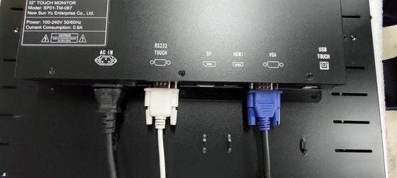 PCAP pantalla táctil tamaño del monitor LCD de 10.1 pulgadas a 98 pulgadas con luz LED de colores incorporados para la máquina de juego