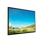 CA de aluminio 110V - 240V del borde de HD LCD de la publicidad de la pantalla del soporte vertical de la pared