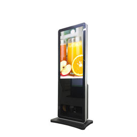Quiosco interactivo partido del indicador digital del LCD 49 pulgadas con el pulidor del zapato