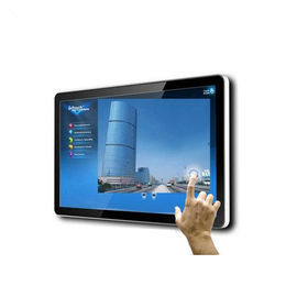 Señalización montada en la pared ultra fina 49&quot; de Digitaces huésped del estrecho del estilo de Ipad de la pantalla táctil del Ir