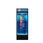 Refrigerador transparente comercial de la pantalla de LG Lcd con el congelador solo Media Player