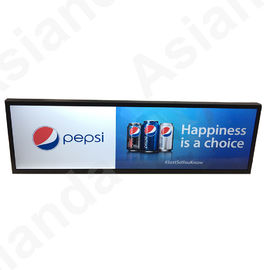 Exhibición estirada menú integrada 29" de Digitaces LCD monitor TFT para hacer publicidad