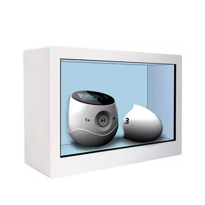 Caja de hologramas 3D de 22 pulgadas Vitrina LCD transparente