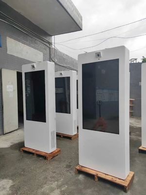 Quiosco de señalización digital LCD para exteriores de 43-65 pulgadas con pantalla táctil 1920x1080