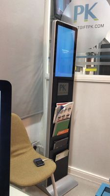 Quiosco de señalización digital de pie 21.5-65 pulgadas Resolución 1920x1080