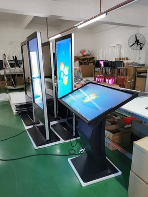 Kiosco de señalización digital Android de 55 pulgadas con brillo de 400 CD/m²
