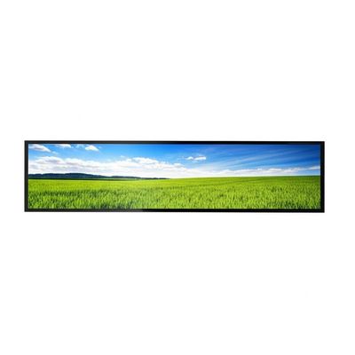 Pantalla LCD de barra personalizada de 88 pulgadas con alto brillo y ángulo de visión amplio para señalización digital comercial