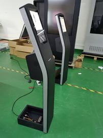 12.1 pulgadas piso de pie capacitivo de pantalla táctil quiosco con impresora THERMAL integrado en Android o PC OS para el quiosco de pago