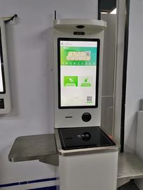 Terminal del quiosco de las actividades bancarias del servicio del uno mismo de Nfc de 32 pulgadas quiosco de la pantalla táctil de Ture Falt Pcap de 10 puntos