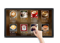 El montaje en la pared de la señalización de Digitaces 32 43 publicidad de pantalla LCD táctil de 55 pulgadas exhibe Android o Windows