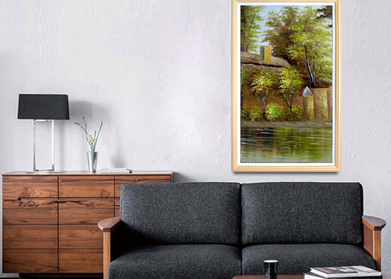Señalización de madera de la galería para el marco elegante de la foto de Digitaces