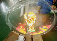Fan olográfica de la exhibición del holograma 3D de Wifi hecha en el minuto 1200r/de la PC 65 los 75CM del ABS