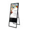 Foldable Advertising Digital Signage Menu Board Floor Stand Type 3G / 4G Optional