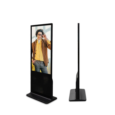 Señalización de Digitaces del quiosco de la pantalla táctil de la situación del piso del OEM 55inch para ordenar del servicio del uno mismo