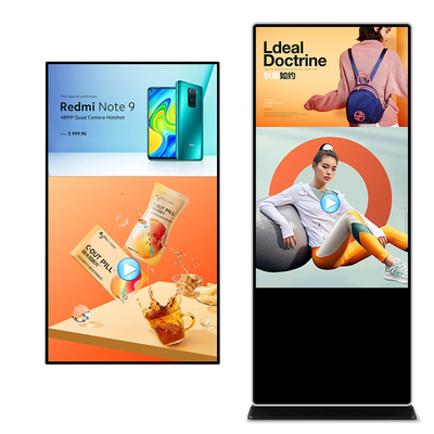 Señalización 43 de Digitaces de la pantalla táctil de TFT LCD 55 65 pulgadas LCD que hacen publicidad de la exhibición