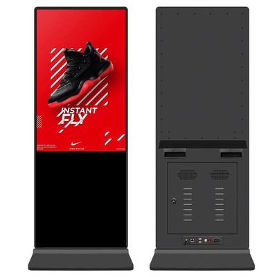 Quiosco de la señalización de Digitaces de la pantalla táctil de Wifi piso de 55 pulgadas que coloca al jugador de la publicidad del Lcd