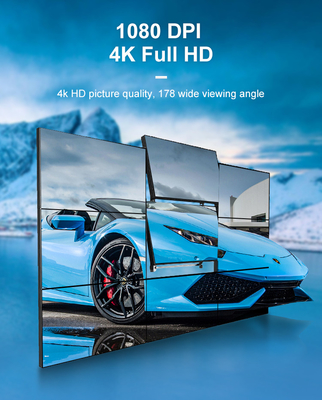 46 49 pared video 2x2 3x3 4x4 4K de la señalización de Digitaces de 55 pulgadas que hace publicidad de la pantalla que empalma del LCD