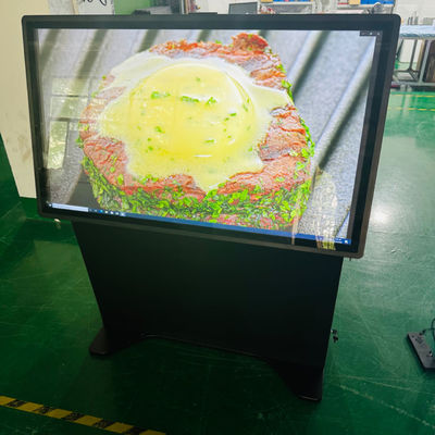 Pantalla táctil de 55 pulgadas stand quiosco monitor LCD Pcap con computadora i7 incorporada