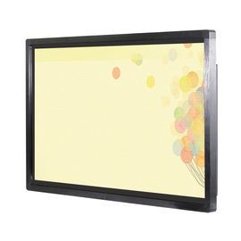 exhibiciones interiores montadas en la pared de la señalización de Digitaces de la red del marco metálico del color del negro de 43 pulgadas para hacer publicidad
