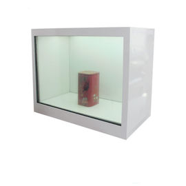 Escaparate transparente de escritorio del LCD de la exposición tarjeta USB del SD de 22 pulgadas apoyada