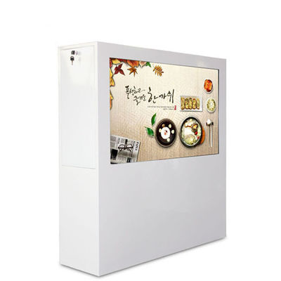 Jugador transparente independiente de la publicidad de Wifi de la red de Android del escaparate del Lcd de 43 pulgadas