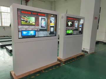 La publicidad al aire libre sola derecha Lcd defiende la pulgada Media Player del quiosco 65 para el término de autobuses