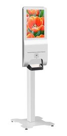 Dispensador infrarrojo del desinfectante de la inducción del monitor de la pantalla táctil del quiosco de 22 pulgadas