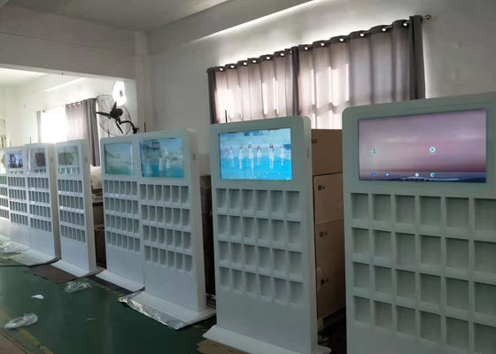 Color LCD comercial de Whitel que hace publicidad de la señalización de Digitaces de la exhibición con el piso de WiFi que coloca la señalización de Digitaces